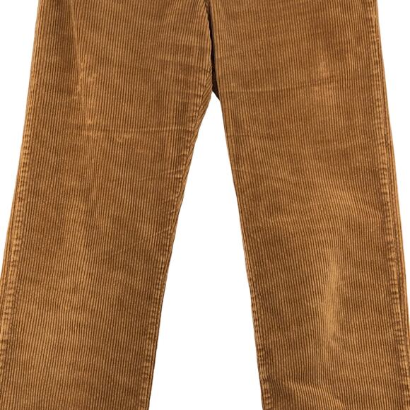 Love Tree Womens Size S Corduroy Pants Exposed Button Fly Stretch Tan Straight - Picture 3 of 13